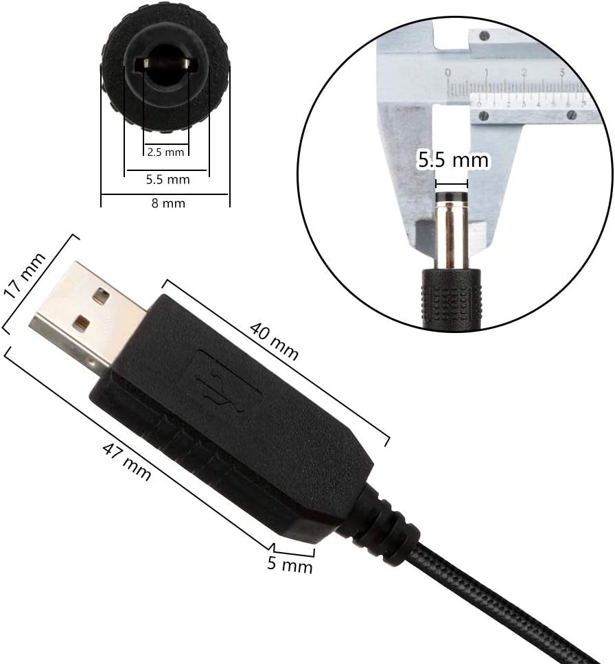 USB Charger Cable (Nylon Thread) for H2 Water Bottle