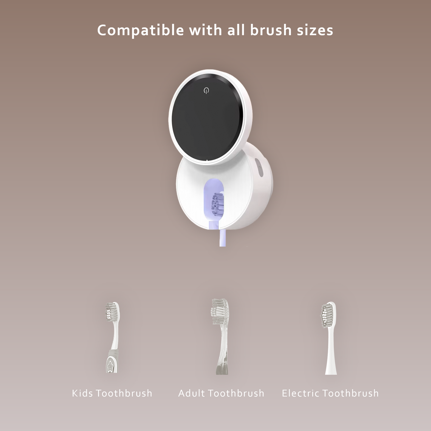 Puvey™ Portable UV Toothbrush Sterilizer